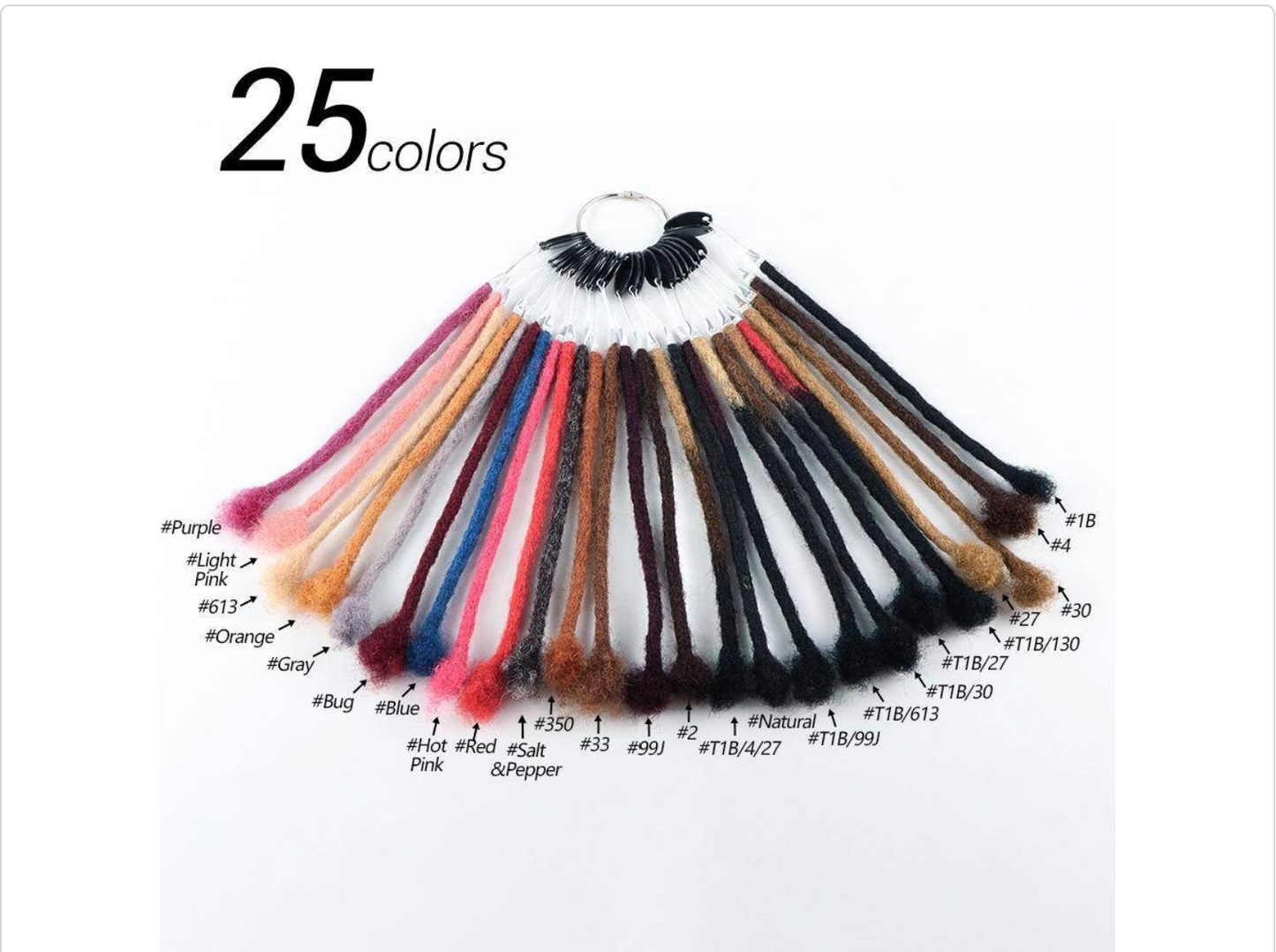 Human Hair Dreadloc Extensions For Sale Bestseller 10 locs per Bundle 100% Human hair Loc Extensions Permanent locs Natural Looking locs