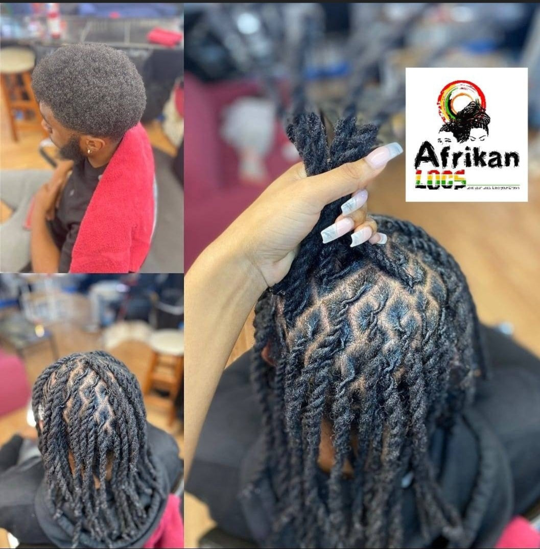 100 human hair dreadlock extentions Africanlocs