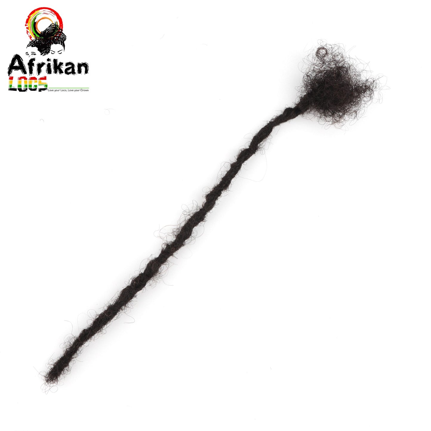 Interloc Dreadloc Extensions 100% Human Hair Interlocked locs Natural Looking Locs 10 locs Per Bundle Textured Intalocs Dreadloc Extensions