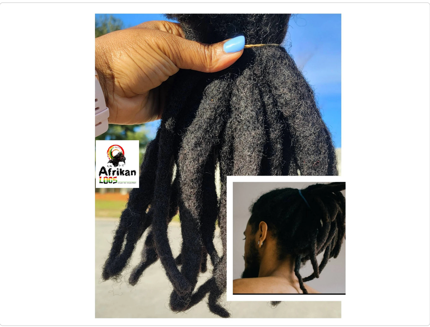 Congo fingers  Marley Rasta Wiclocs Freeform Medusa Extensions 10 locs Per Bundle Big Wick Light Weight Dreadlock Extension