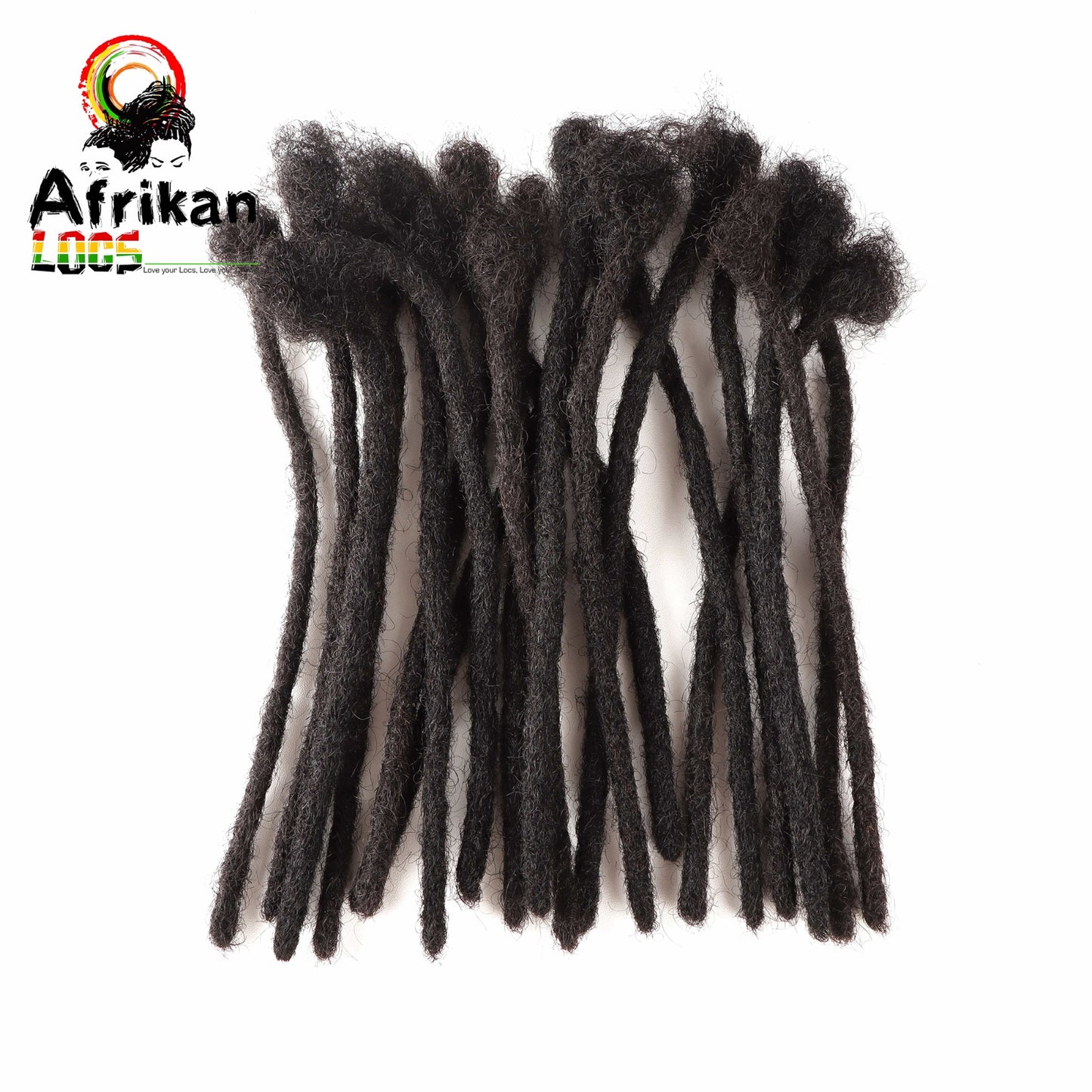 Human Hair Dreadloc Extensions For Sale Bestseller 10 locs per Bundle 100%  Human hair Loc Extensions Permanent locs Natural Looking locs