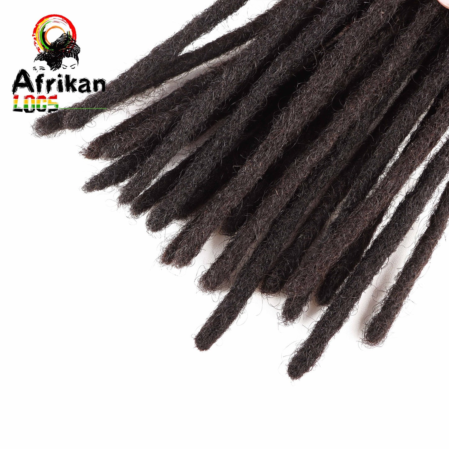 Human Hair Dreadloc Extensions For Sale Bestseller 10 locs per Bundle 100%  Human hair Loc Extensions Permanent locs Natural Looking locs