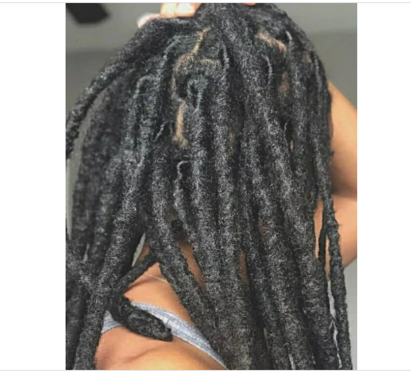 100% Human Hair Wick loc Extensions, Freeform Medusa Extensions, Thick Locs, Large Locs  Dreadlock Extension 10 Locs Per Bundle