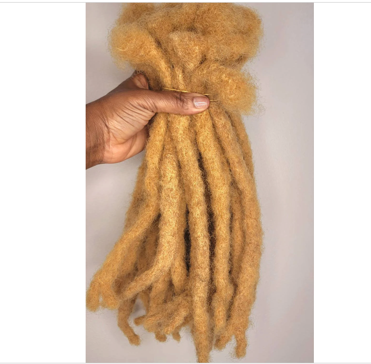 100% Human Hair Wick loc Extensions, Freeform Medusa Extensions, Thick Locs, Large Locs  Dreadlock Extension 10 Locs Per Bundle