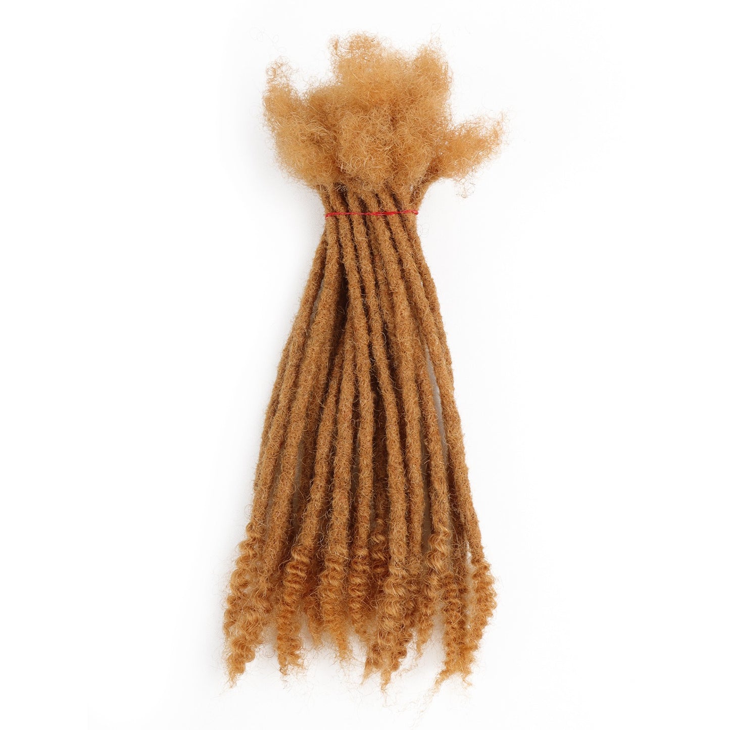 100% Godess Curly Tips Dreadloc Extensions Human Hair Dreadlocs 70 Locs Per Bundle Natural Textured Coil Tip Loc Extensions